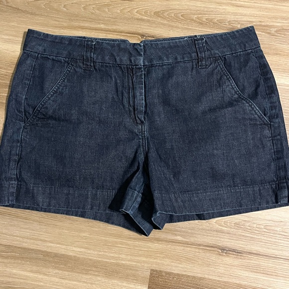 Loft Riviera dark denim‎ shorts 8 - Picture 1 of 5
